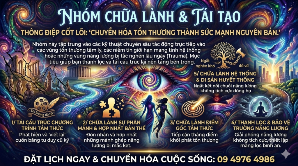 chữa lành & tái tạo
