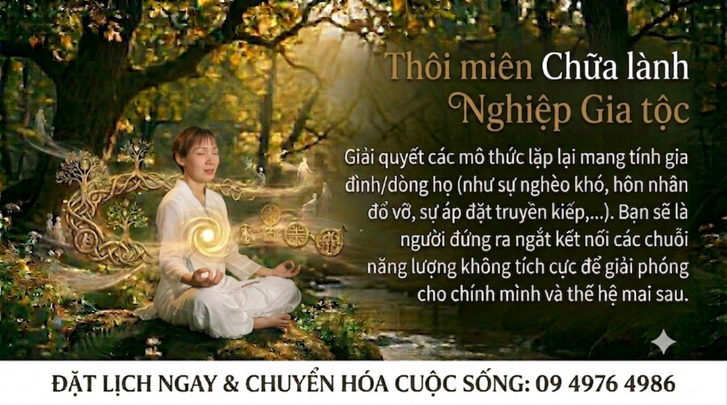 thôi miên chữa lành nghiệp gia tộc