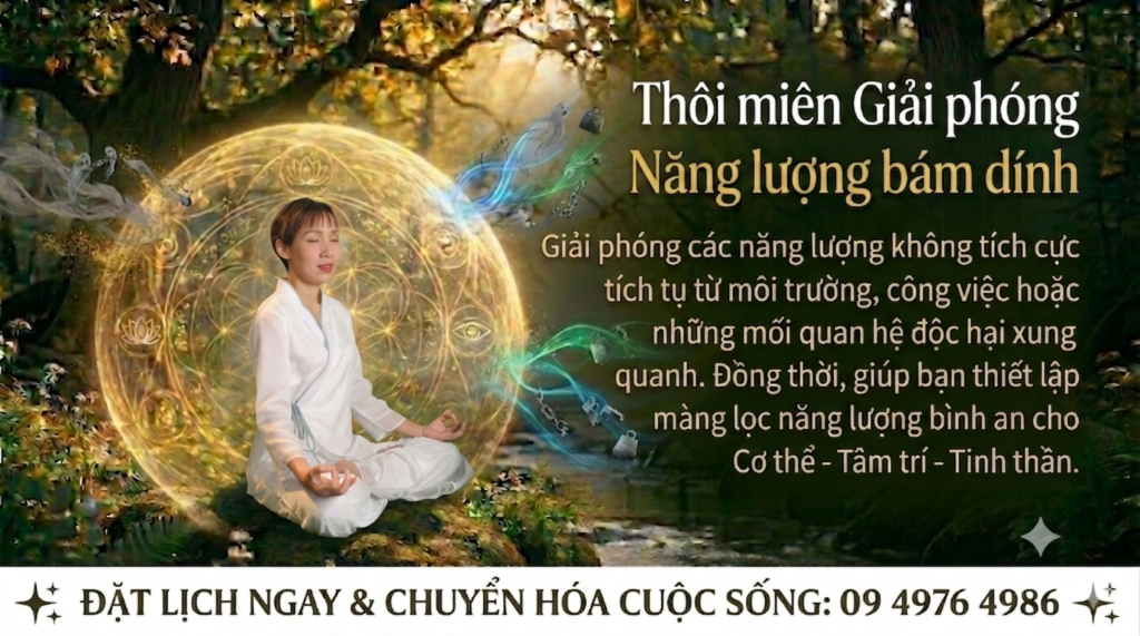 thôi miên giải phóng năng lượng bám dính