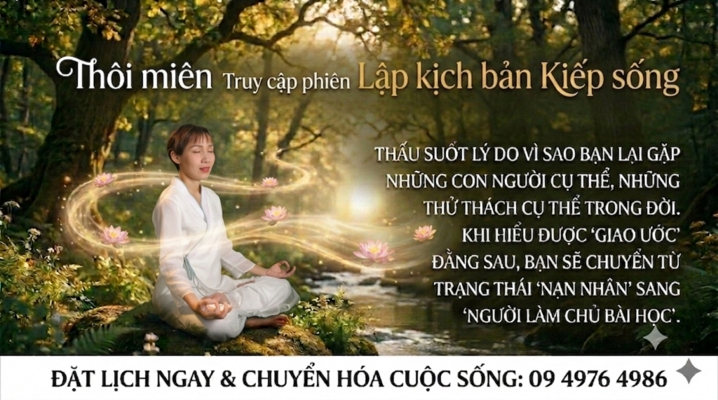 thôi miên truy cập phiên lập kịch bản kiếp sống