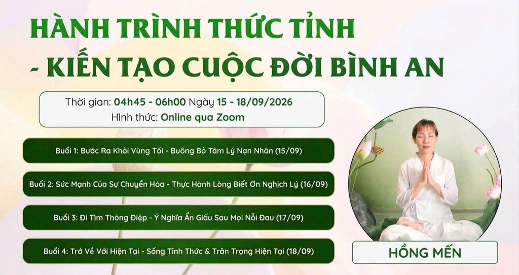Hành Trình Thức Tỉnh - Kiến Tạo Cuộc Đời Bình An 123